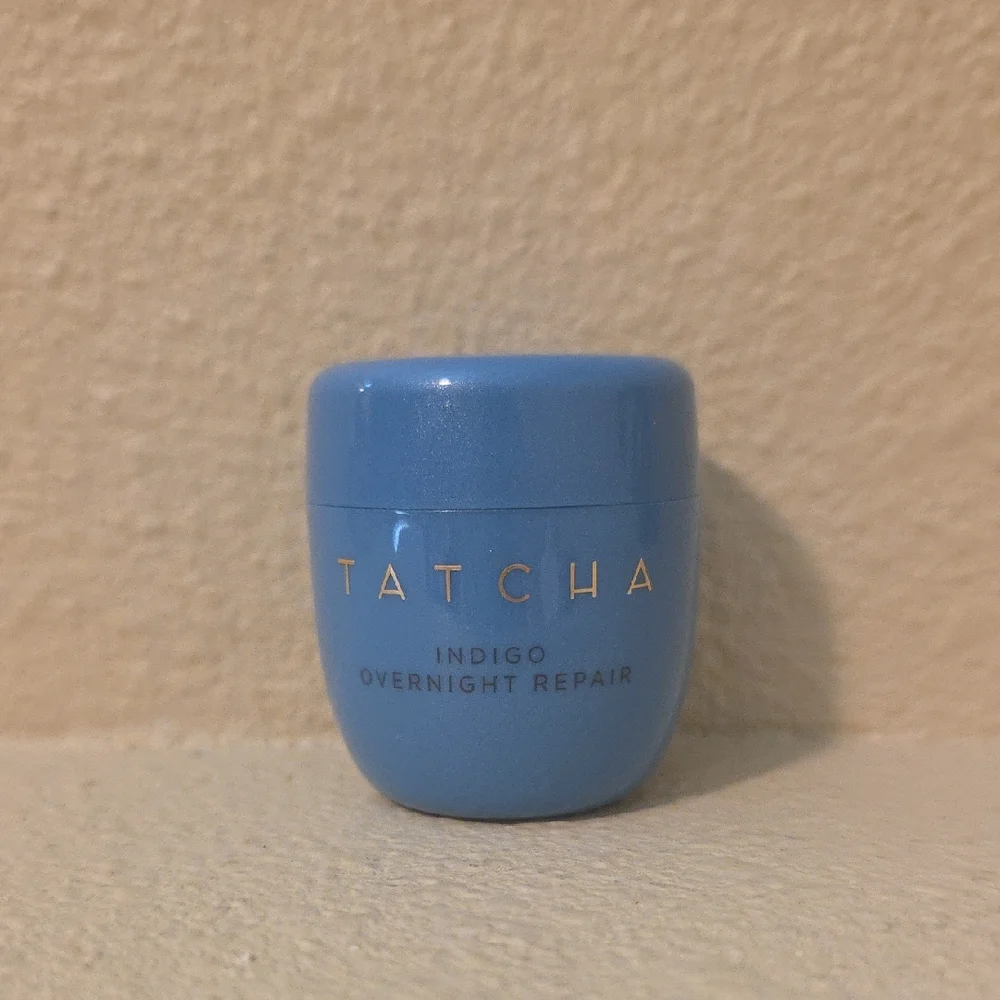 Tatcha Indigo Repair Cream in Blue Jar